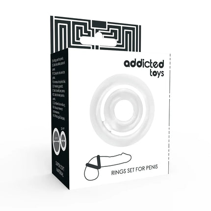 ADDICTED TOYS - POTENZ-C-RING PENIS KLAR - Penisring ohne Vibration