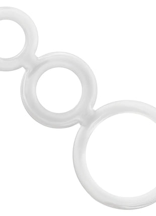 ADDICTED TOYS - RINGSET FÜR PENIS TRANSPARENT - Penisring ohne Vibration