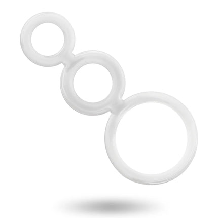 ADDICTED TOYS - RINGSET FÜR PENIS TRANSPARENT - Penisring ohne Vibration