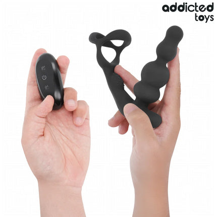 ADDICTED TOYS – ROTIERENDER PROSTATAMASSAGEGERÄT MIT FERNBEDIENUNG