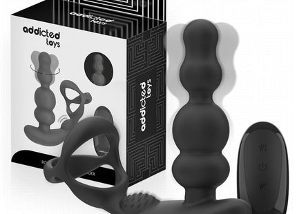 ADDICTED TOYS – ROTIERENDER PROSTATAMASSAGEGERÄT MIT FERNBEDIENUNG