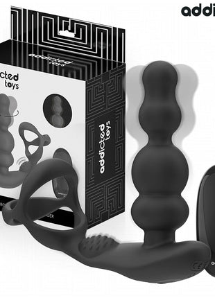 ADDICTED TOYS – ROTIERENDER PROSTATAMASSAGEGERÄT MIT FERNBEDIENUNG