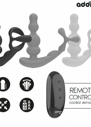ADDICTED TOYS – ROTIERENDER PROSTATAMASSAGEGERÄT MIT FERNBEDIENUNG