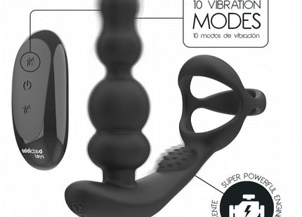 ADDICTED TOYS – ROTIERENDER PROSTATAMASSAGEGERÄT MIT FERNBEDIENUNG