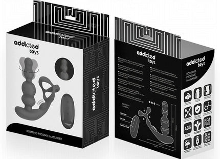 ADDICTED TOYS – ROTIERENDER PROSTATAMASSAGEGERÄT MIT FERNBEDIENUNG