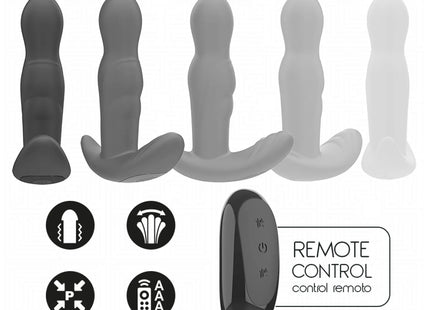 ADDICTED TOYS - ROTIERENDER VIBRIERENDER ANALSTECKER MIT FERNBEDIENUNG