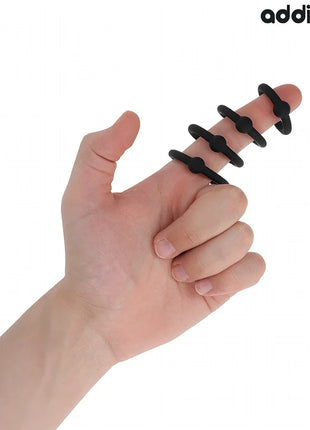 ADDICTED TOYS - SET AUS DRUCKRINGEN AUS SILIKON - Penisring ohne Vibration