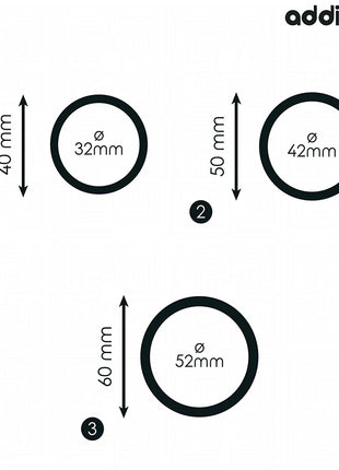 ADDICTED TOYS - SET SILIKONRINGE MODELL 2 - Penisring ohne Vibration
