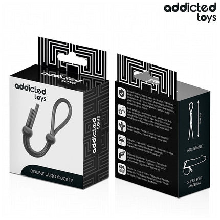 ADDICTED TOYS - SILIKONSEIL FÜR DEN DOPPELSCHLEIFEN-PENIS - Penisring ohne Vibration