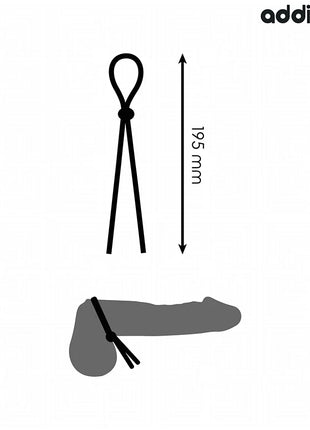 ADDICTED TOYS - SILIKONSEIL FÜR DEN EINZELSCHLEIFEN-PENIS - Penisring ohne Vibration