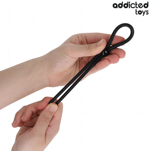 ADDICTED TOYS - SILIKONSEIL FÜR DEN EINZELSCHLEIFEN-PENIS - Penisring ohne Vibration