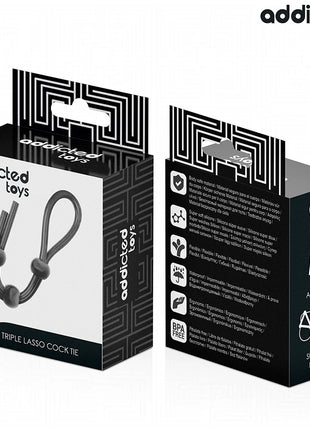 ADDICTED TOYS - SILIKONSEIL FÜR DEN TRIPLE LOOP PENIS - Penisring ohne Vibration