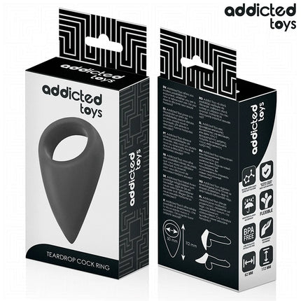 ADDICTED TOYS - TRÄNENFÖRMIGER PENISRING - Penisring ohne Vibration