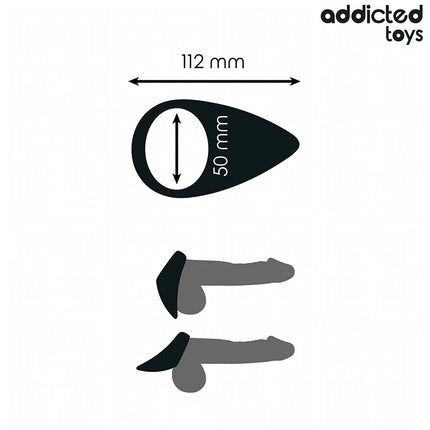 ADDICTED TOYS - TRÄNENFÖRMIGER PENISRING - Penisring ohne Vibration