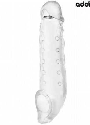 ADDICTED TOYS - TRANSPARENTE PENISHÜLSE GRÖSSE M 27 CM - Penishülle mit Verlängerung