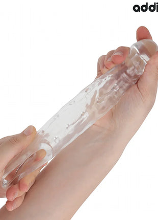 ADDICTED TOYS - TRANSPARENTE PENISHÜLSE GRÖSSE M 27 CM - Penishülle mit Verlängerung