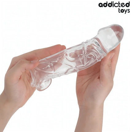 ADDICTED TOYS - TRANSPARENTE PENISVERLÄNGERUNG 27 CM - Penishülle mit Verlängerung