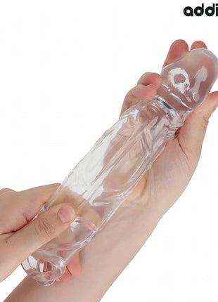 ADDICTED TOYS - TRANSPARENTE PENISVERLÄNGERUNG 27 CM - Penishülle mit Verlängerung