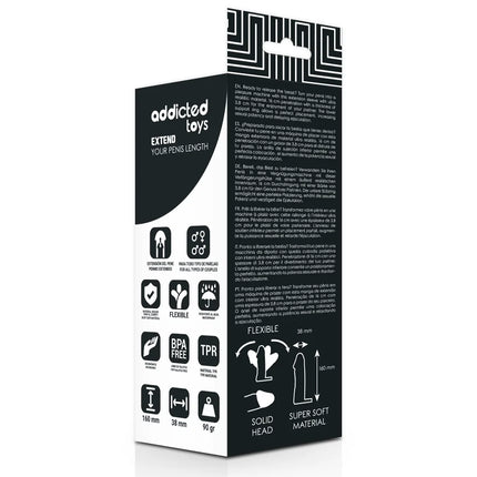 ADDICTED TOYS - VERLNGERN IHREN PENIS 16 CM - Penishüllen mit Verlängerung