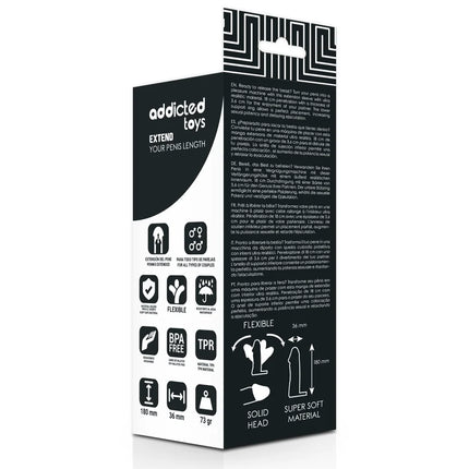 ADDICTED TOYS - VERLNGERN IHREN PENIS 18 CM - Penishüllen mit Verlängerung