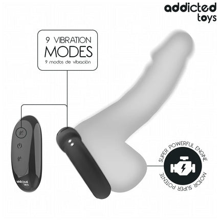 ADDICTED TOYS - VIBRIERENDER COCKRING MIT WÄRMEEFFEKT UND FERNBEDIENUNG