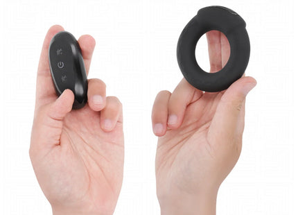 ADDICTED TOYS - VIBRIERENDER COCKRING MIT WÄRMEEFFEKT UND FERNBEDIENUNG