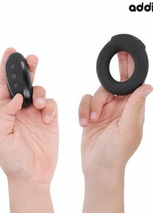 ADDICTED TOYS - VIBRIERENDER COCKRING MIT WÄRMEEFFEKT UND FERNBEDIENUNG