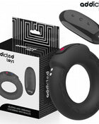 ADDICTED TOYS - VIBRIERENDER COCKRING MIT WÄRMEEFFEKT UND FERNBEDIENUNG