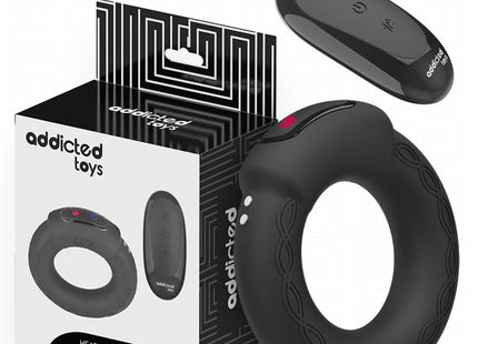 ADDICTED TOYS - VIBRIERENDER COCKRING MIT WÄRMEEFFEKT UND FERNBEDIENUNG