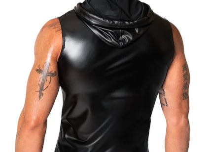 ärmelloses Kapuzenshirt H081 von Noir Handmade Chaos Collection - Herren-Shirt