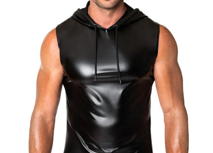 ärmelloses Kapuzenshirt H081 von Noir Handmade Chaos Collection - Herren-Shirt