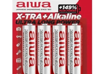 AIWA - X-TRA ALKALINE AA ALKALINE BATTERIE LR6 BLISTER*4
