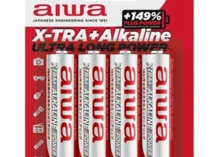 AIWA - X-TRA ALKALINE AAA ALKALINE BATTERIE LR03 BLISTER*4