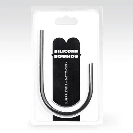 ALL BLACK - 8 MM HARNRÖHRENSONDE AUS SILIKON