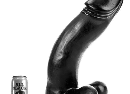 ALL BLACK - SCHWARZER DILDO 45 CM