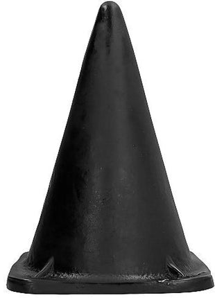 ALL BLACK - DREIECKIGER STECKER 30 CM - Analplug
