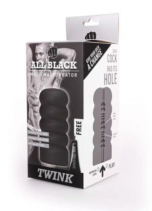 ALL BLACK - MASTURBATOR TWINK
