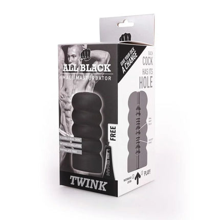 ALL BLACK - MASTURBATOR TWINK