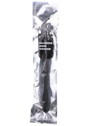 ALL BLACK - MEGA RIPPLE SHOWER ANAL SILIKON 28,5 CM - Analdusche