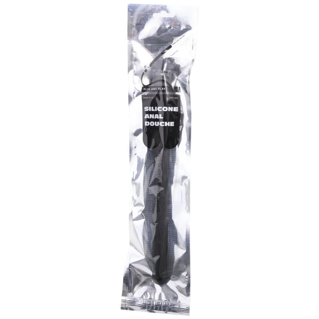 ALL BLACK - PERLENDUSCHE ANAL SILIKON 27 CM - Analdusche