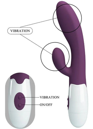 ALVIS RABBIT VIBRATOR & G-PUNKT - LILA - Rabbit-Vibratoren