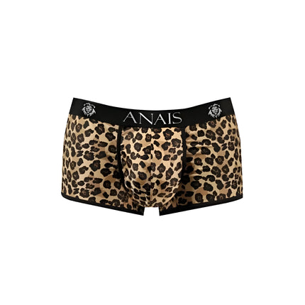 Men’s briefs mit leopardmuster und schwarzem bund mit anaïs markenname und löwenkopf logos mercury boxer
