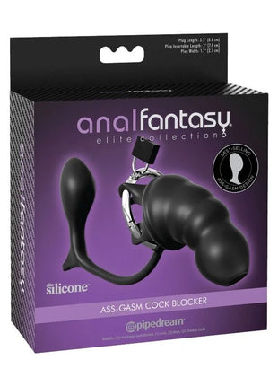 ANAL FANTASY ELITE COLLECTION - ASS-GASM COCK BLOCKER - Peniskäfig mit Stecker