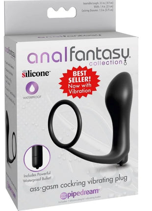 ANAL FANTASY ELITE COLLECTION - ASS-GASM COCKRING VIBRATOR PLUG - Analplug