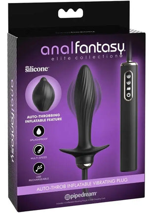 ANAL FANTASY ELITE COLLECTION - AUFBLASBARER PLUG & AUTO-THROB VIBRATOR - Aufblasbar