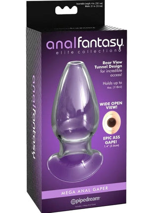 ANAL FANTASY ELITE COLLECTION - ANAL GAPER CRYSTAL DILATOR GRÖSSE L - Glas Analplug