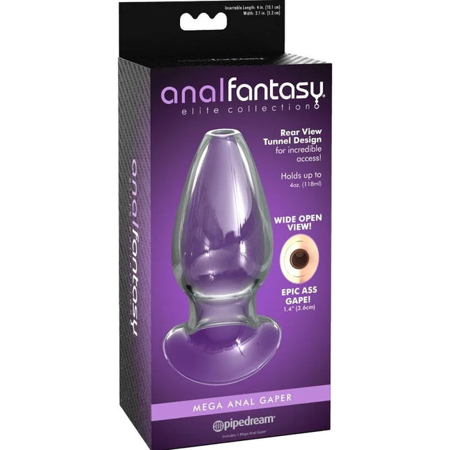 ANAL FANTASY ELITE COLLECTION - ANAL GAPER CRYSTAL DILATOR GRÖSSE L - Glas Analplug