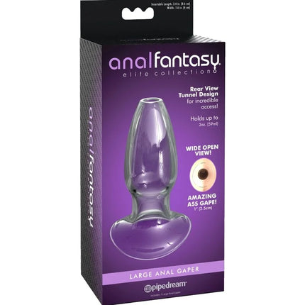 ANAL FANTASY ELITE COLLECTION - ANAL GAPER CRYSTAL DILATOR GRÖSSE M - Glas Analplug