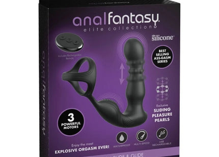 ANAL FANTASY ELITE COLLECTION – VIBRIERENDER ANALRING UND MASSAGER MIT FERNBEDIENUNG