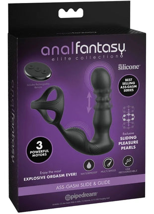 ANAL FANTASY ELITE COLLECTION – VIBRIERENDER ANALRING UND MASSAGER MIT FERNBEDIENUNG